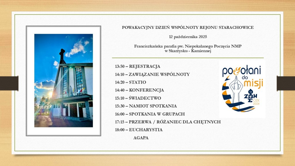 Powakacyjny Dzień Wspólnoty – Rejon Starachowice